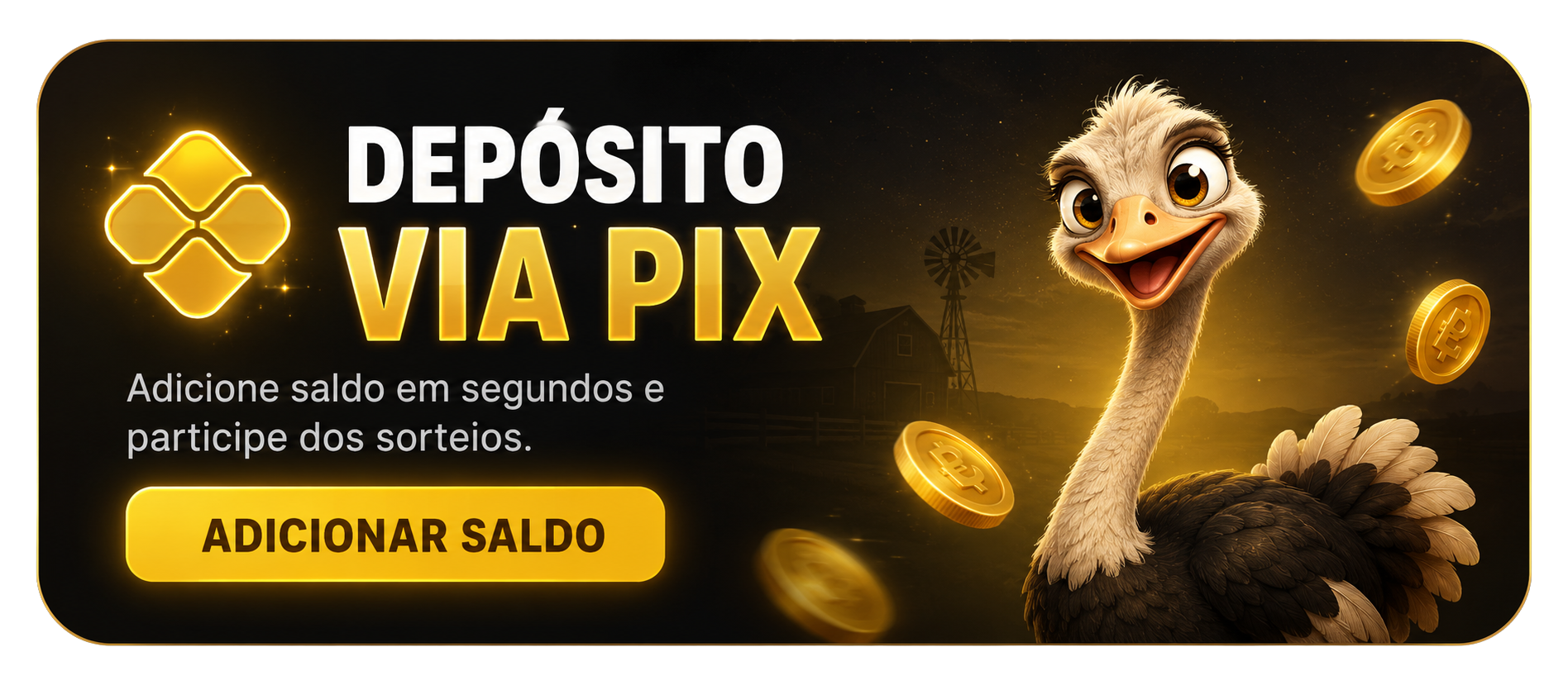 Depósito via PIX - Adicione saldo de forma rápida